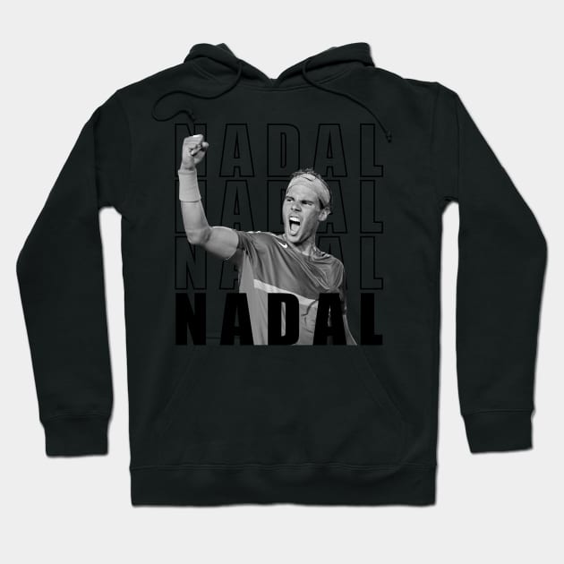 Rafael Nadal # 2 Hoodie by Justbrian